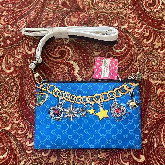 Brighton Glam Girl Nylon Small Crossbody Bag NWT - Picture 2 of 3